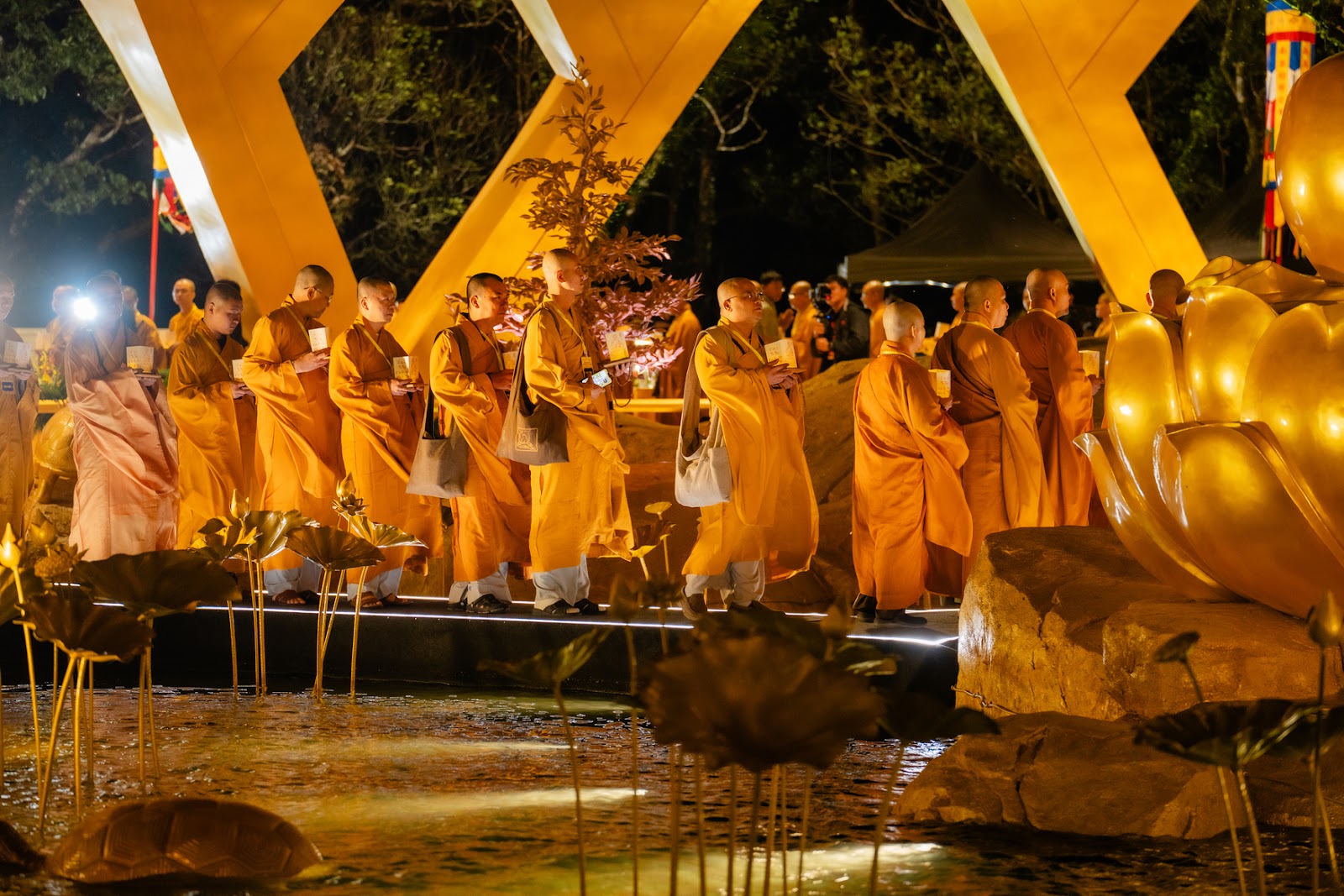 Lễ An vị Tôn tượng Đức Phật Câu Na Hàm Mâu Ni.