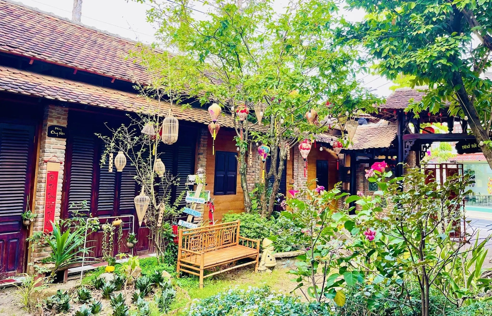 Không gian yên bình tại Homestay Tí Nị.