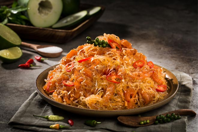 Mắm thái chay sở hữu hương vị độc đáo.