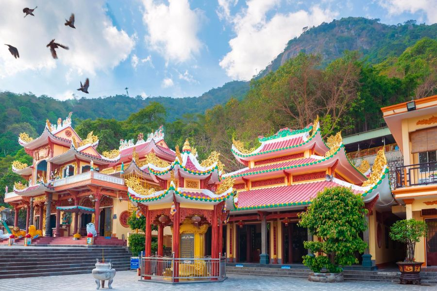 Ngôi chùa đã được xây dựng từ rất lâu.