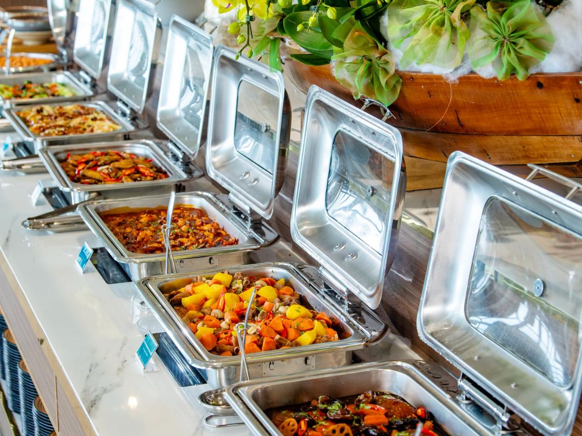 Nhà hàng buffet Vân Sơn có món chay.