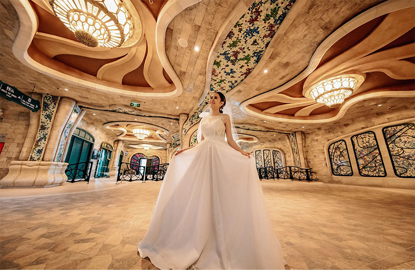 Một trong những góc check in lý tưởng tại “thánh đường” cổ kính