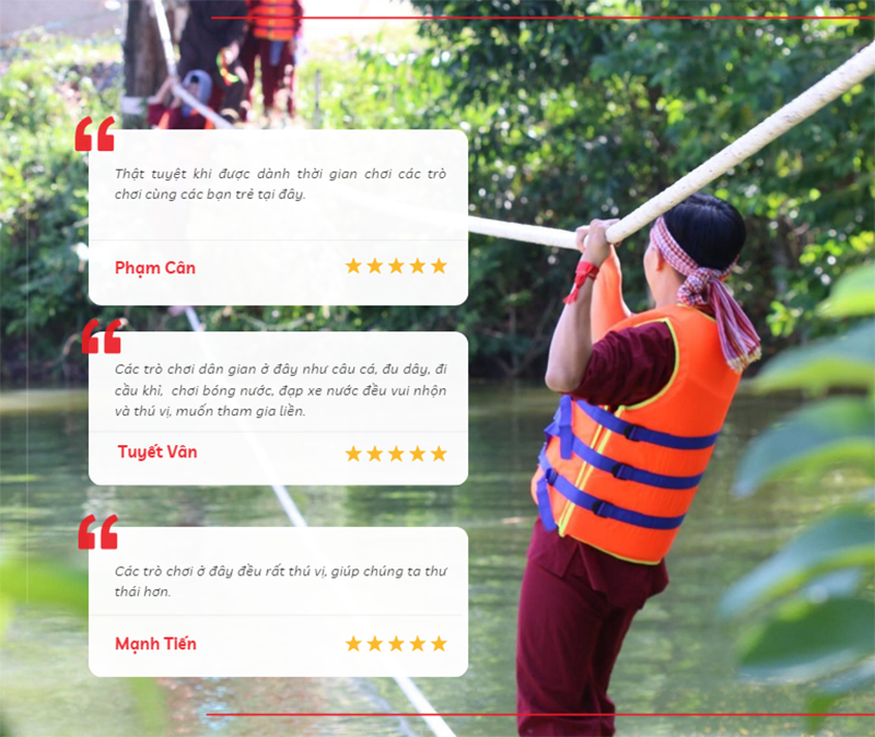 Đánh giá về các trò chơi tại khu du lịch sinh thái Long Trung Tây Ninh