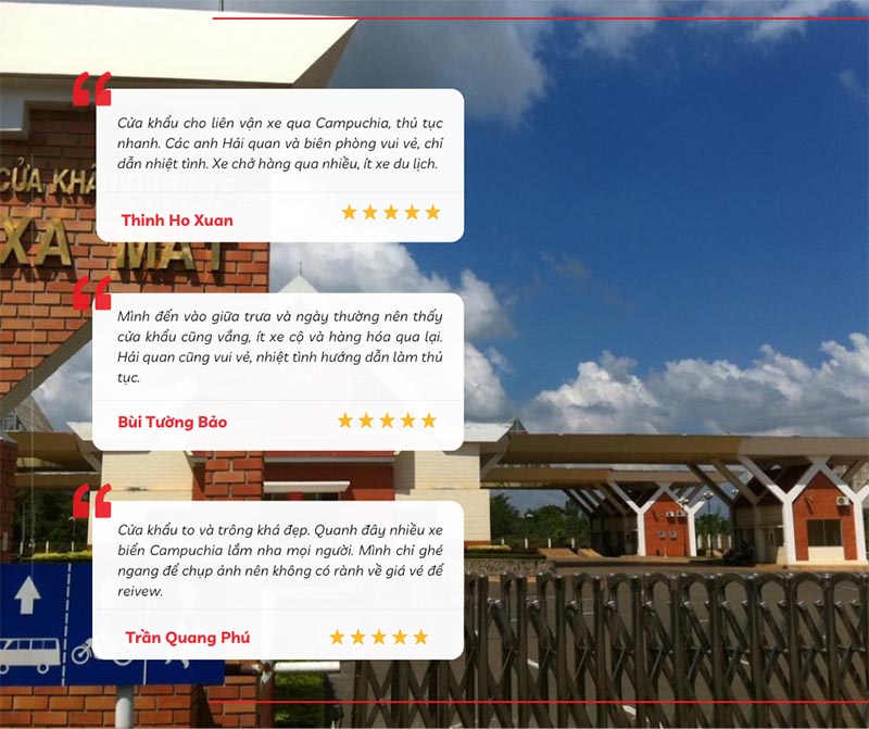 Nhận xét của du khách về Cửa khẩu quốc tế Xa Mát