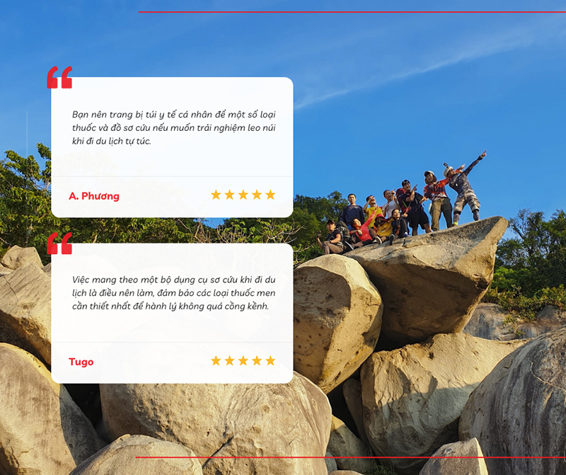 Nên trang bị đồ sơ cứu và các loại thuốc để đảm bảo an toàn cho chuyến du lịch tự túc
