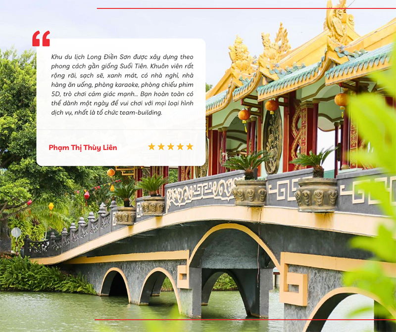 Du khách Thùy Liên chia sẻ về các loại hình dịch vụ đáng thử tại Long Điền Sơn, đặc biệt là tổ chức team-building