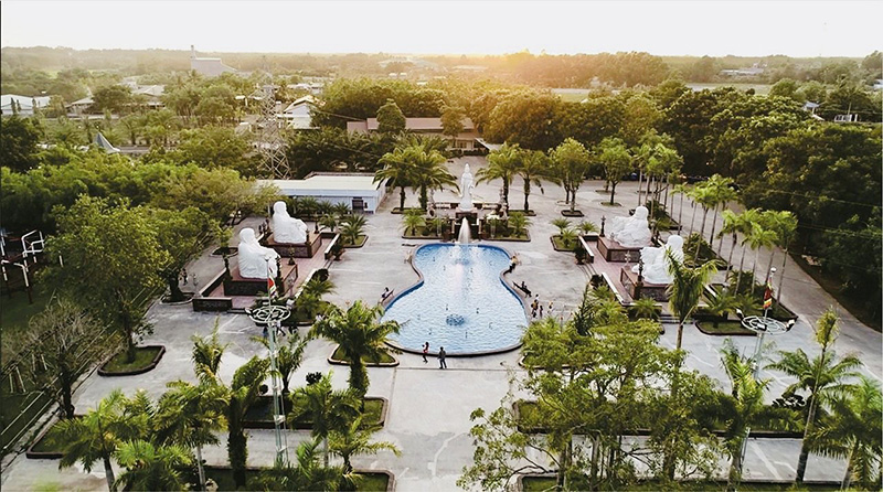 Toàn cảnh khu tâm linh Phật Di Lặc trang nghiêm