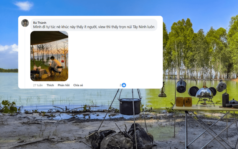 Khám phá điểm cắm trại tự túc đem đến trải nghiệm mới mẻ (Nguồn ảnh minh họa: La Cà Camping)