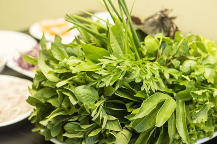 Rau rừng là nét văn hóa ẩm thực đặc trưng của Tây Ninh (Nguồn: Internet)