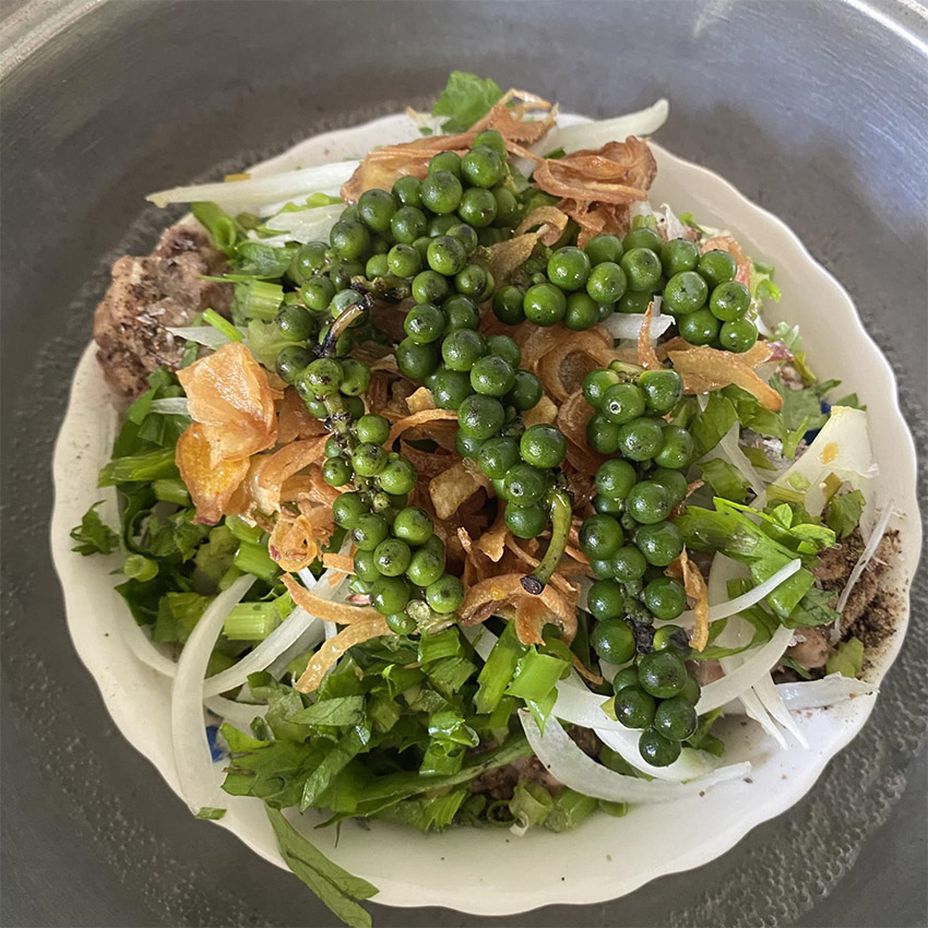 Món óc bò chưng tiêu bổ dưỡng tại bò tơ Bảo Phương (Nguồn: Internet)