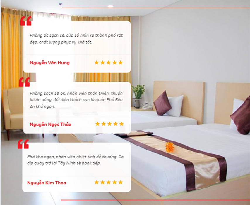 Những đánh giá tốt về Khách sạn Victory