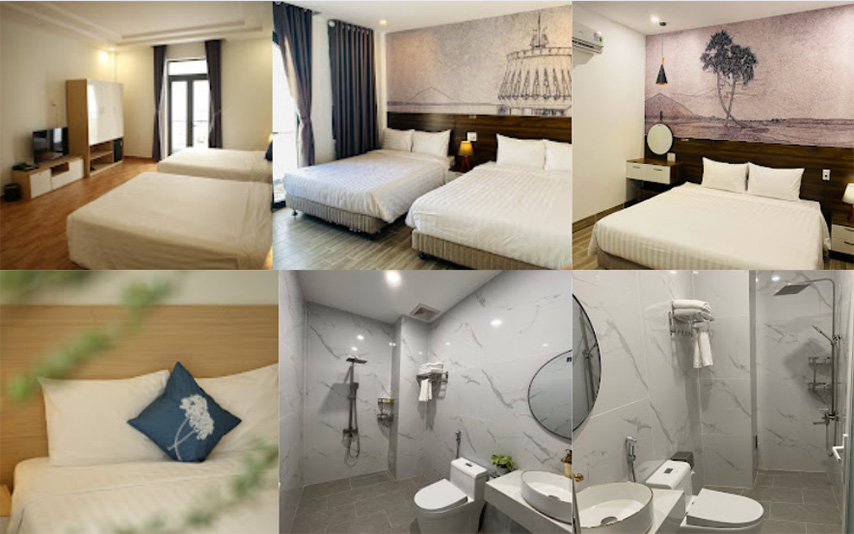 Các phòng Khách sạn 986 đều có bức tranh tường vẽ các địa điểm nổi tiếng của Tây Ninh (Nguồn: Internet)