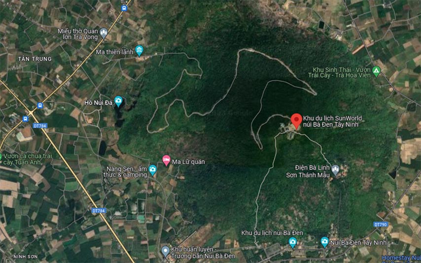 Sun World Ba Den Mountain nằm cách thành phố Tây Ninh chỉ hơn 10km