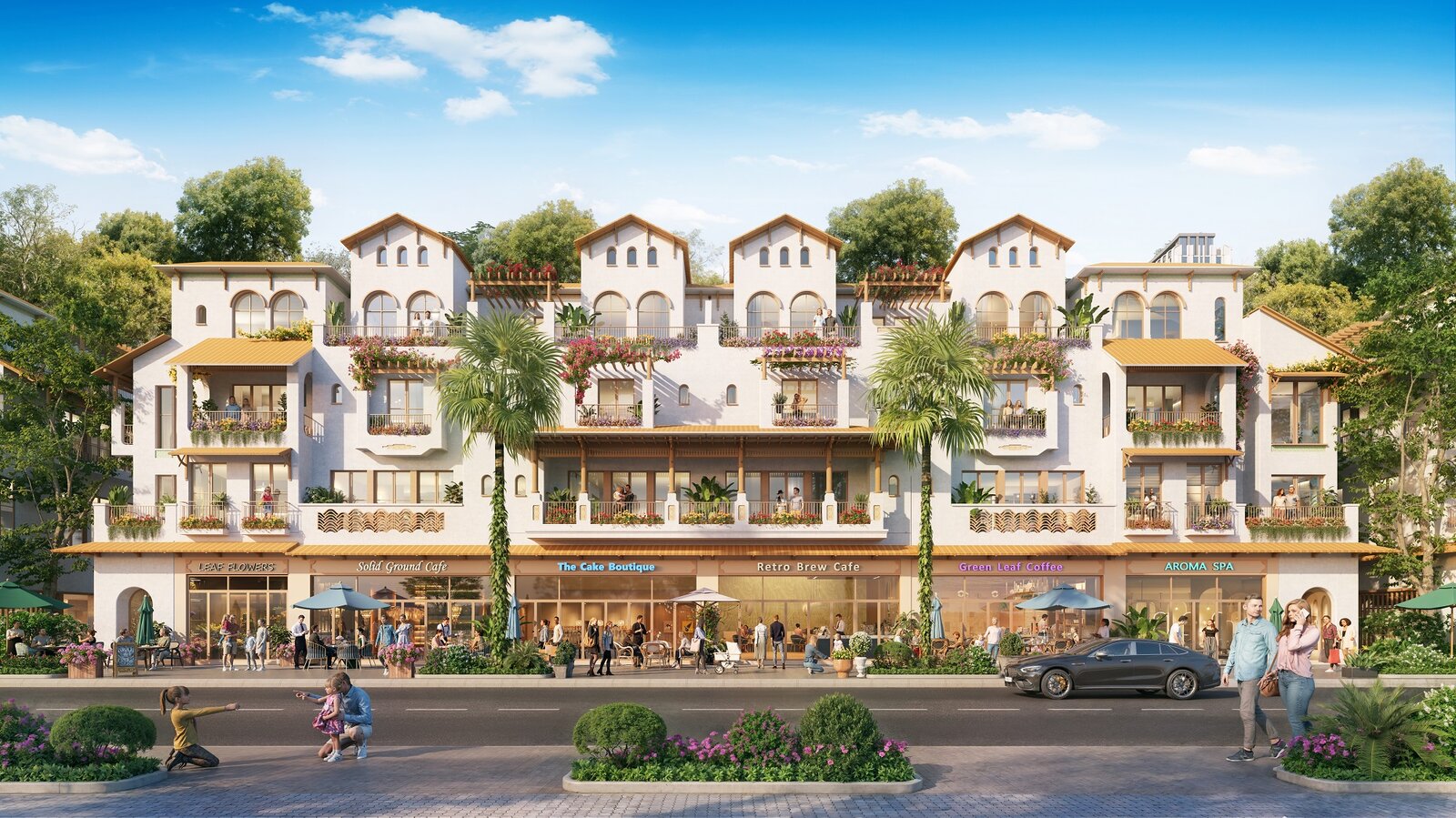 Mặt bằng tổng thể Blanca City