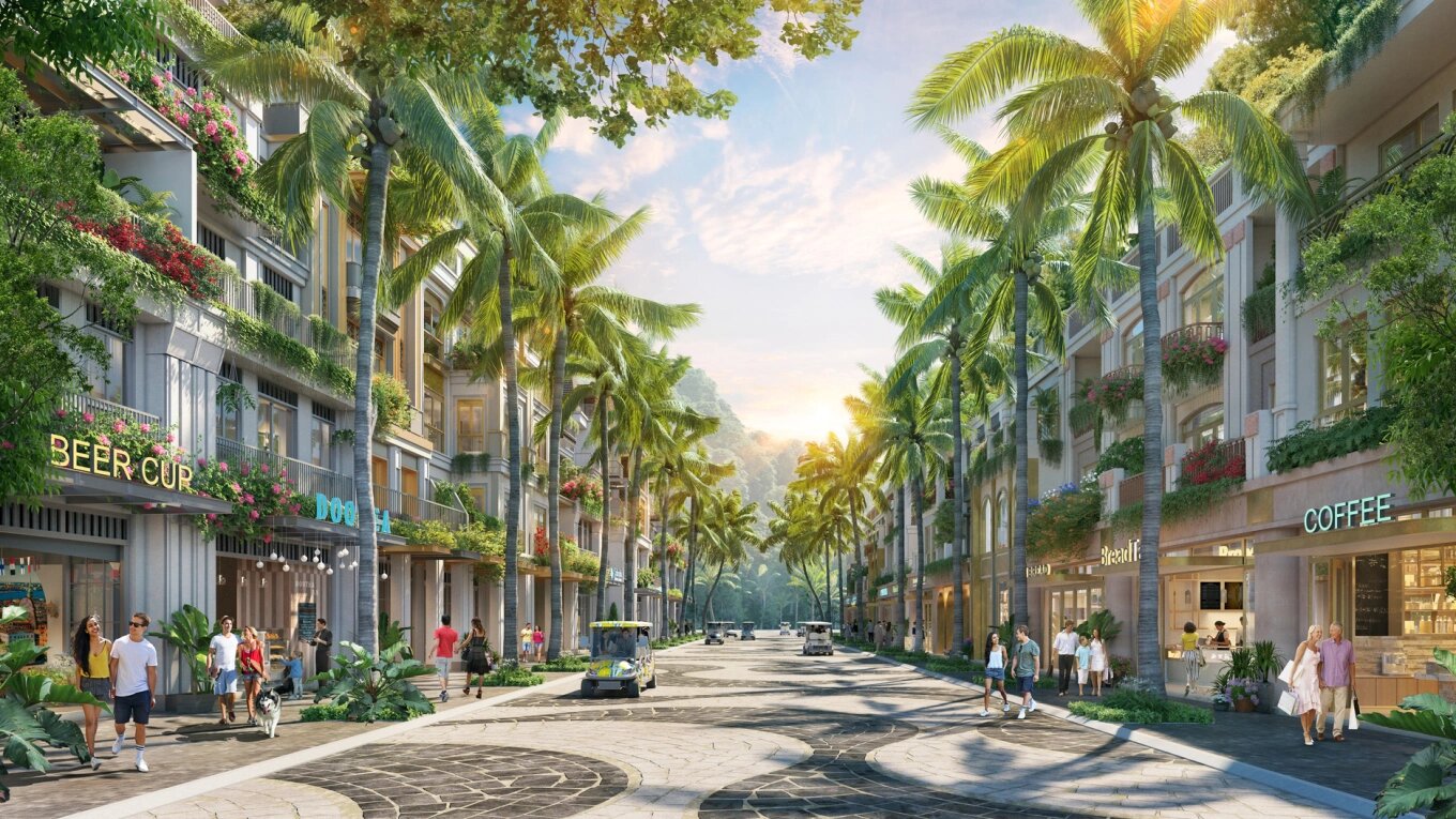 Sun Group develops seafront commercial streets in Cat Ba