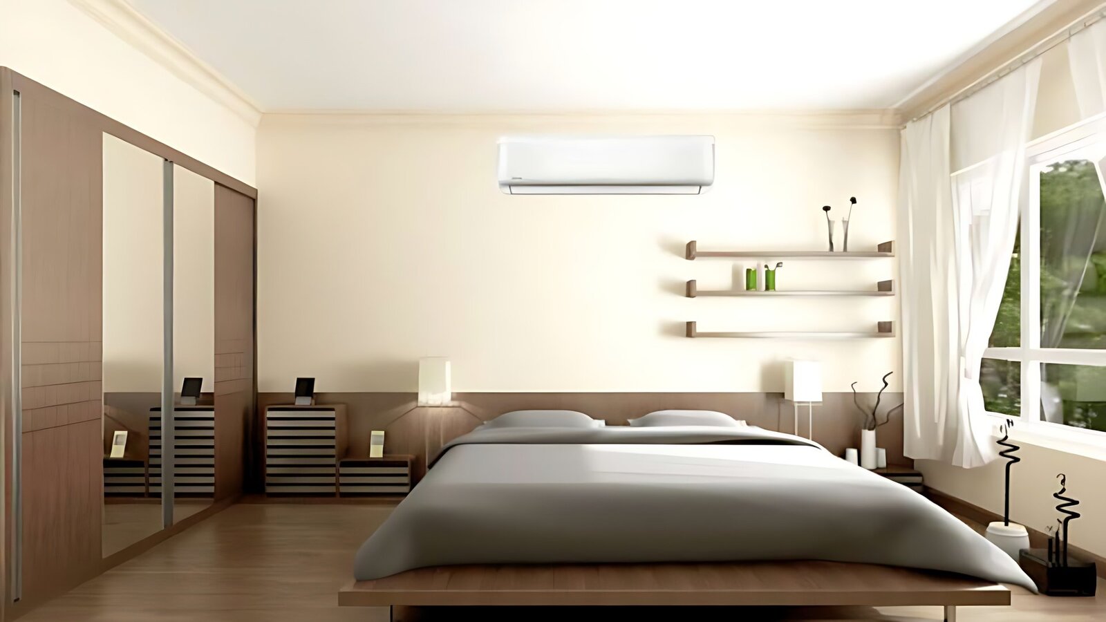 How to choose the air conditioner direction in the bedroom for optimal sleep