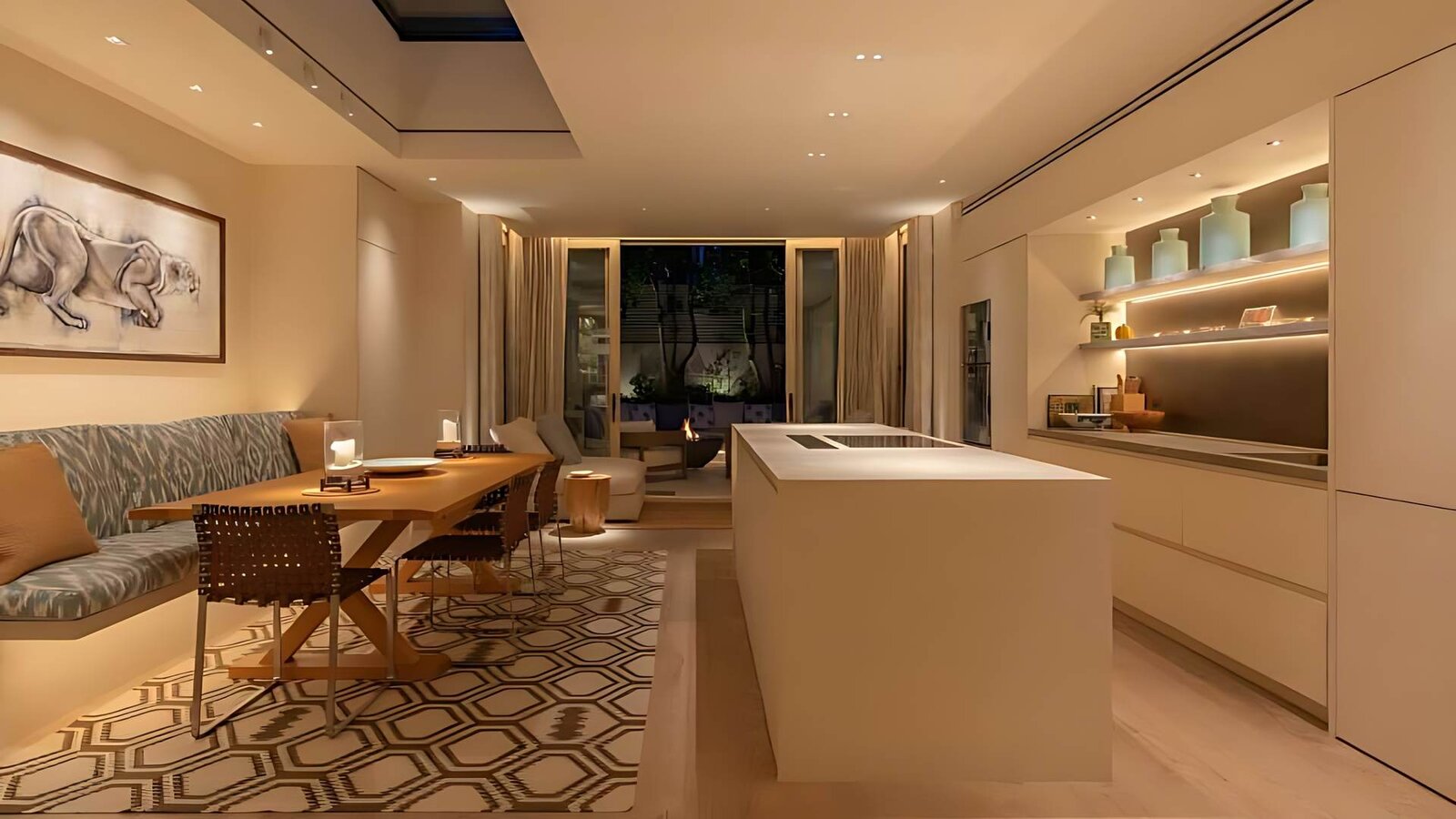 Beautiful apartment interior lighting and how to choose