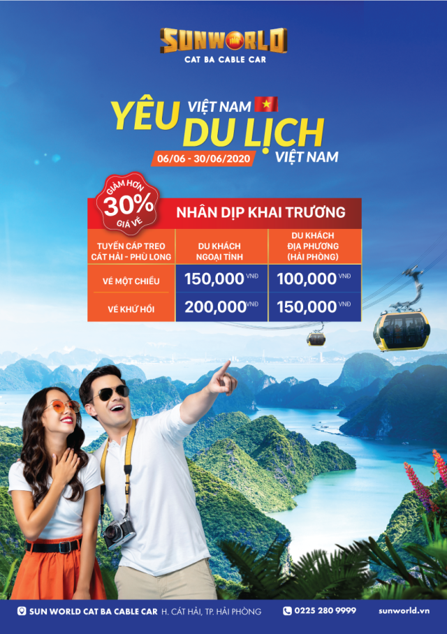 CHƯƠNG TRÌNH ƯU ĐÃI GIÁ VÉ CÁP TREO TỚI HƠN 30%