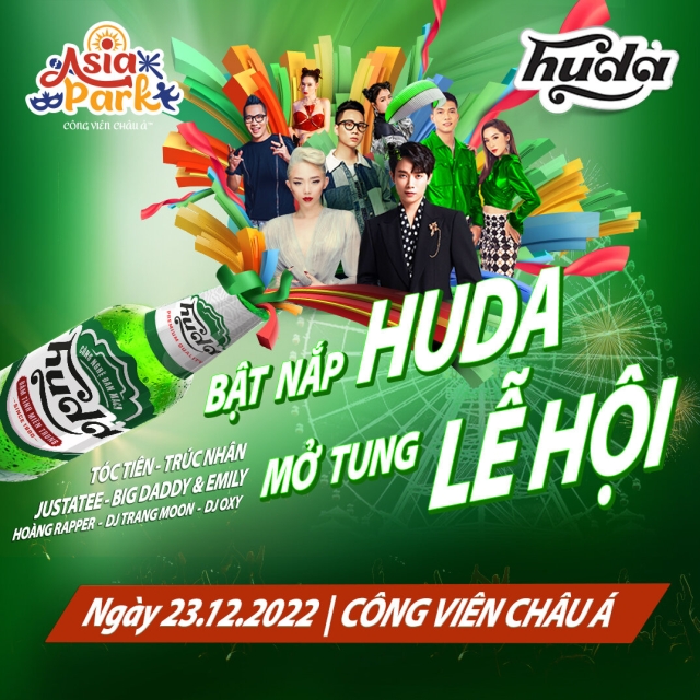 CỰC BÙNG NỔ LỄ HỘI HUDA CARNIVAL TẠI ASIA PARK MÙA GIÁNG SINH