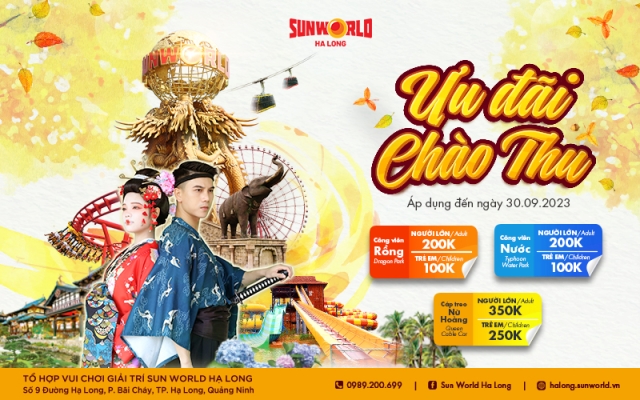 ƯU ĐÃI CHÀO THU, VI VU THỎA THÍCH CHỈ TỪ 200.000VNĐ/VÉ